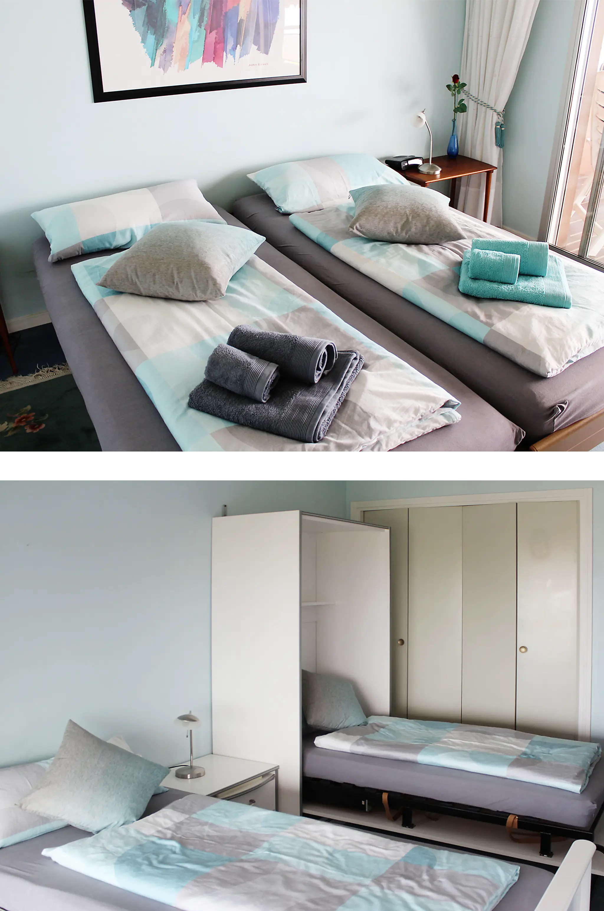 Schlafzimmer Ferienwohnung Nizza